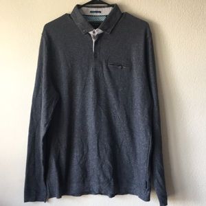 Ted Baker Long Sleeve Polo Shirt